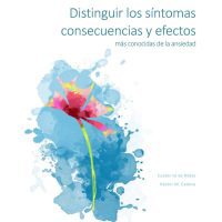 Portada del cuaderno de notas Distingir los síntomas, consecuencias y efectos más conocidos de la ansiedad